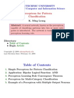 Percept Implementation Character Recognition