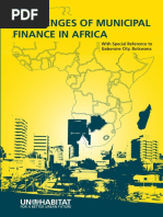 Download Challenges of Municipal Finance in Africa by United Nations Human Settlements Programme UN-HABITAT SN28129828 doc pdf