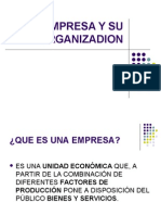 La Empresa y Su Organizadion