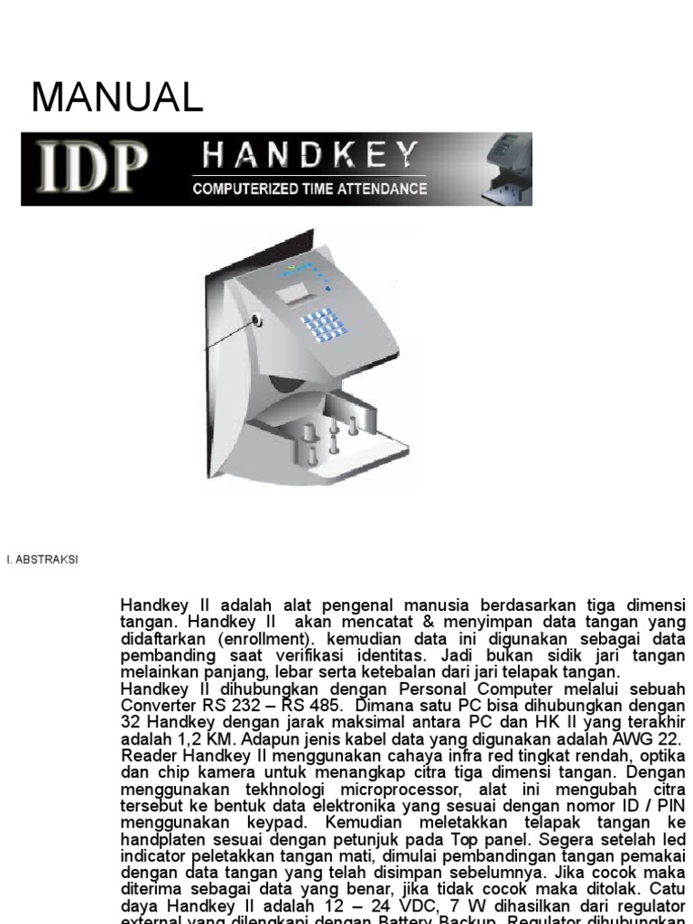 Panduan Penggunaan Handkey II | PDF | Komputer