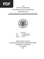 Download CONTOH PEMBUATAN RENSTRA  Rencana Strategis Dinas Pertanian Kota Semarang Tahun 2008-2012 by D Sendhikasari D SN28130064 doc pdf