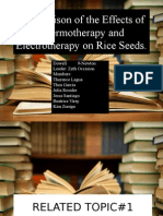Comparison of The Effects of Thermotherapy and Electrotherapy On Rice Seeds