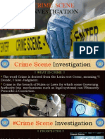 Importance of Crime Scene: Collection & Preservation of Evidence