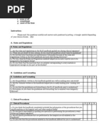 Questionaire-Nursing Research