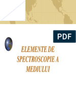 Elemente de Spectroscopie a Mediului