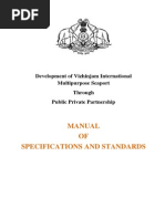 Manual of Specifications and Standards