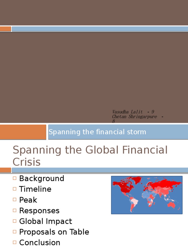 Understanding the Global Financial Crisis | PDF | Financial Crisis Of ...