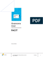 Avancera Ord - Facit