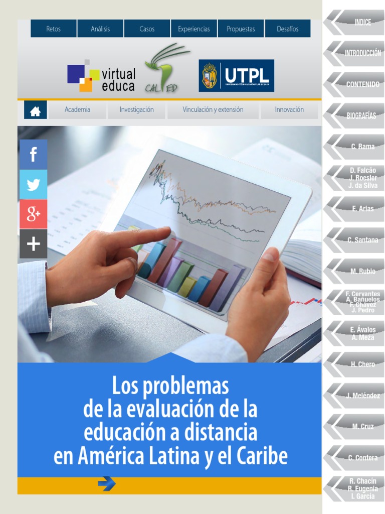 Los Problemas de La Evaluacion de La Educacion A Distancia en America ...