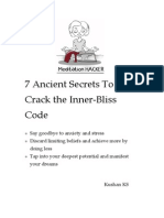 Meditation Hacker 7 Ancient Secrets To Crack The Inner Bliss Code Preview