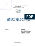 Géneros Periodísticos 