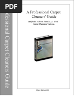 A Professional Carpet Cleaners Guide