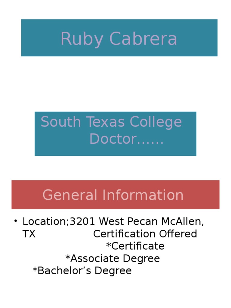 South Texas College Programs & Student Life | PDF