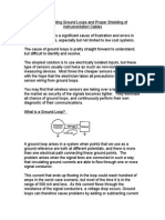 Understanding Ground Loops and Proper Shielding of Instrumentation Cables