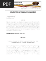 UMA LEITURA DO CONCEITO DE CULTURA NA OBRA “A INTERPRETAÇÃO DA CULTURA” DE CLIFFORD GEERTZ