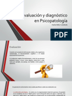 Evaluación y Diagnóstico en Psicopatología