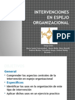 Intervenciones en Espejo Organizacional