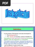 Re Education of muscles