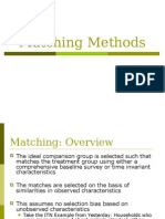 Matching Methods