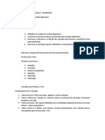 Aula 01 - Prof. Antonio - Trato Gastrointestinal - Visão Geral - 06 de Agosto de 2015