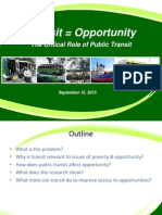 Transit Opportunity Presentation