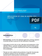 Application of rDNA in Animal Cell Culture (Animal Biotech)