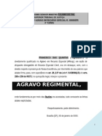 Agravo Regimental STJ Decicao Monocratica Negativa Seguimento Recurso Agravo Instrumento Indenizacao Majorar PN222