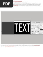 Criando Um Texto de Aço Com Perspectiva