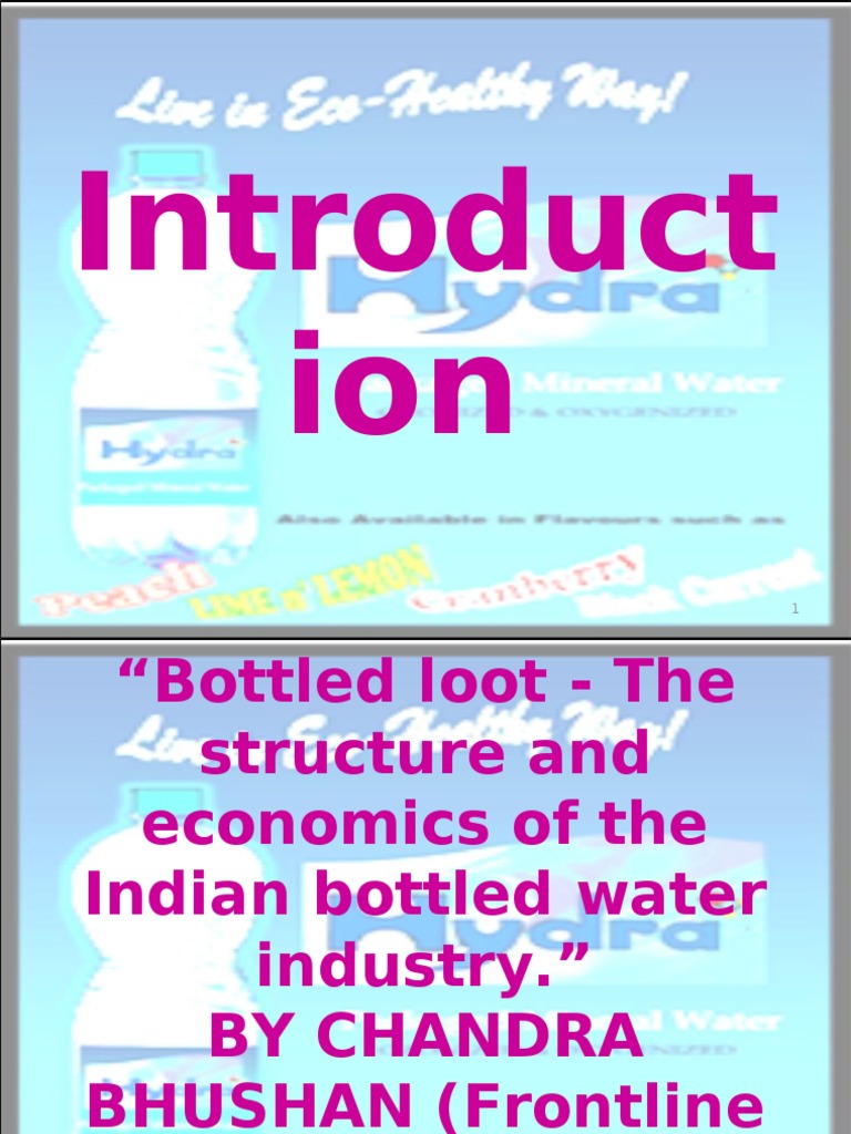 Packaged drinking water business plan image