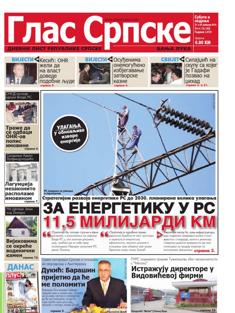 TAMA I 28.11.2010. | PDF