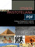 STIINTA ARISTOTELIANA