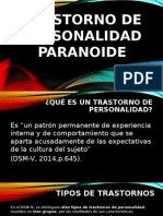 Trastorno de Personalidad Paranoide