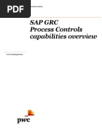 SAP GRC Process Controls Capabilities Overview - PWC