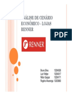 Análise de Cenário Econômico - Lojas Renner