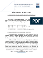 Metodologia de Precazare A Studentilor Admisi in Iulie 2015-08.07.2015-Site