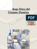 Decálogo ético del cirujano dentista en