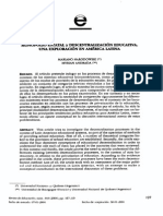 MONOPOLIO EDUCATIVO Y DESCENTRALIZACIÓN EN AMÉRICA LATINA