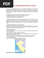 Principales Ríos del Perú: Mapa y Nombres | PDF