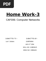 Home Work-3: CAP306: Computer Networks