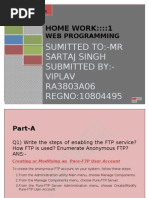 HOME WORK::::1: Web Programming