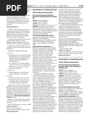 Notice: Environmental statements; notice of intent: Brunswick and New Hanover Counties, NC
