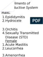 Ailments of Reproductive System