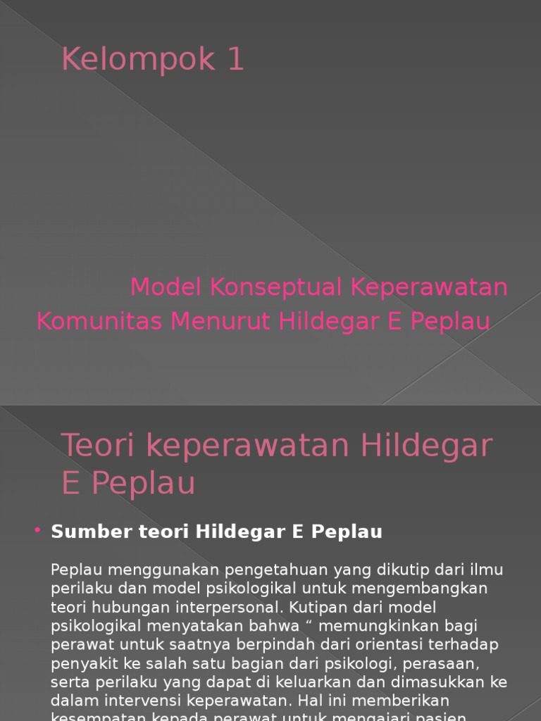 Teori Peplau PDF