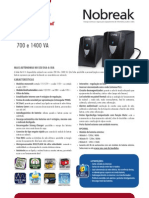 Catalogo de Nobreak SMS Net 4 Plus 700 e 1400 VA 220 (27289) 2