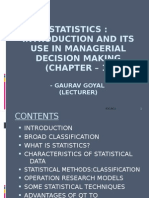 Class 1 Mathematical Basis for Managerial Decision - Chapter1 - Gaurav