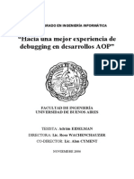 “Hacia Una Mejor Experiencia de Debugging en Desarrollos AOP”