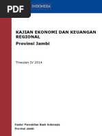 Download Kajian Ekonomi Dan Keuangan Regional Provinsi Jambi Triwulan IV 2014 by Febriromaputra SN281470736 doc pdf