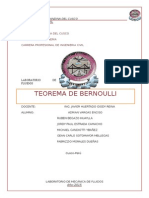 Laboratorio Mecanica de Fluidos Lab 3 Bernoulli