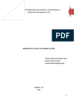 Produtos e Suas Classificações. Trabalho Economia