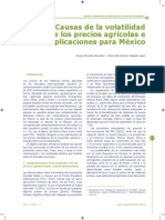 Volatilidad de Precios Productos Agricolas